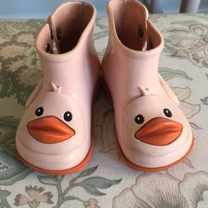 Mini Melissa Duck rain boots